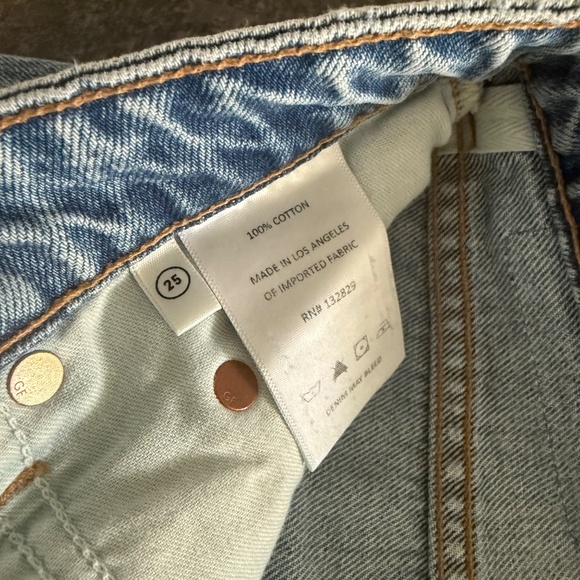 GRLFRND Karolina Petite High Rise Straight Crop in Point Loma - Picture 5 of 10